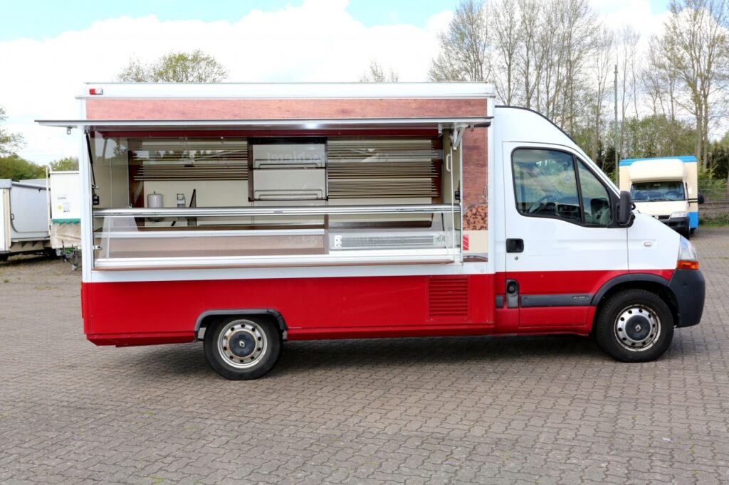 Backwaren-Verkaufsmobil in gutem Zustand für den Verkauf auf Märkten (kein Batteriepaket).--Das Fahrzeug hat keinen TÜV (ohne gültige Hauptuntersuchung), daher erfolgt der Verkauf zum Sonderpreis im aktuellen Zustand.-weitere Instandsetzungsarbeiten nur gegen Aufpreis.