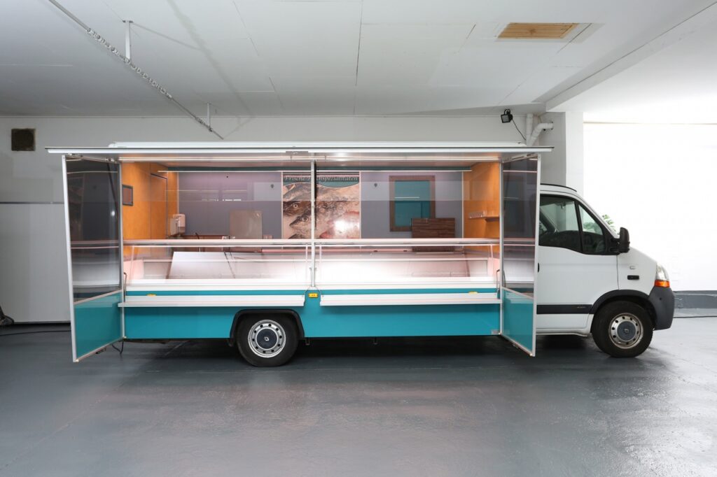 Verkaufsfahrzeug für den Wochenmarkt