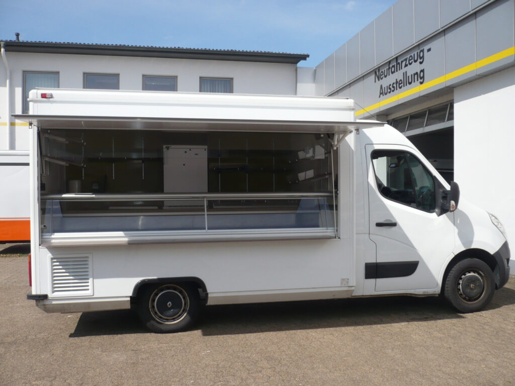 Gepflegtes Verkaufsmobil für den Tourenverkauf mit 3,30m Kühltheke.-AT-Motor bei 142.500 km im Juli 2021.