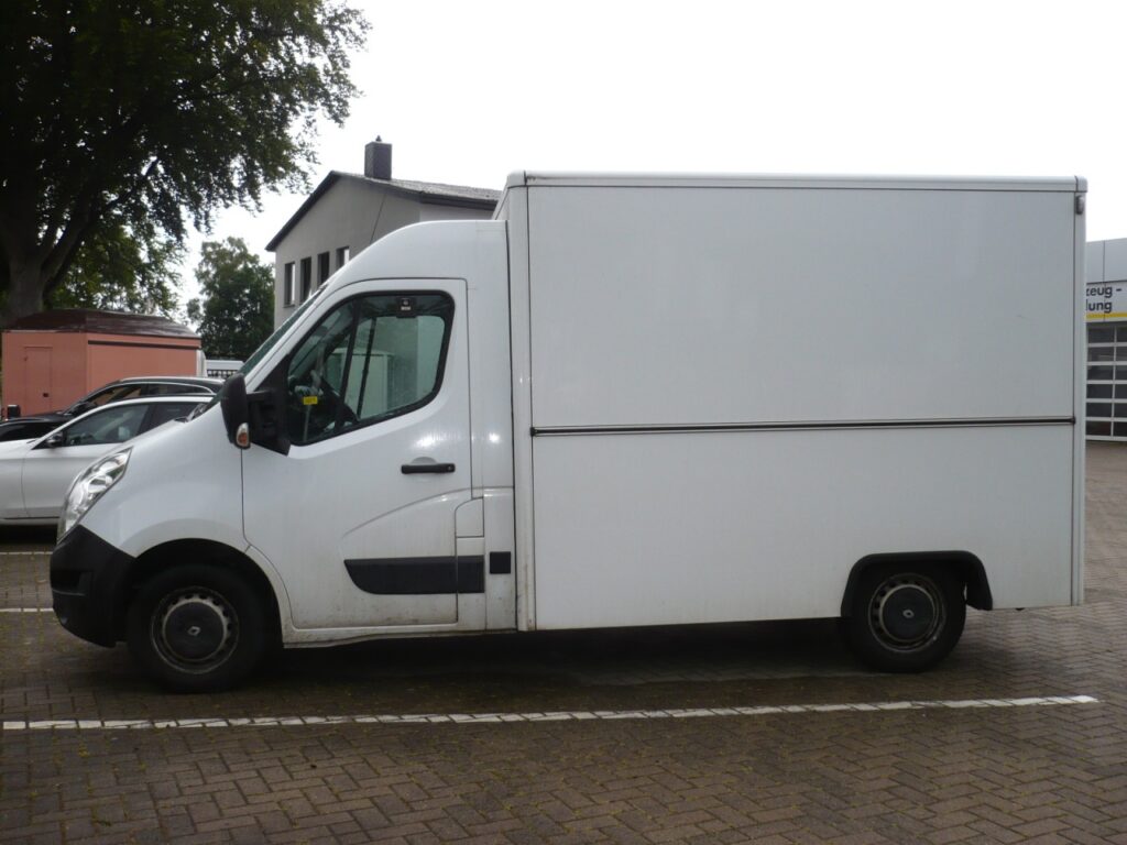 Touren-Verkaufsmobil in Modul-Bauweise.-LED-Beleuchtung, 3 Reihen Brotbord, Ablage für Brötchenkörbe.